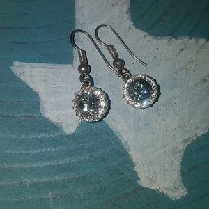 Sparkly dangling earrings